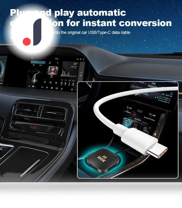 3 in 1 Wired and Wireless CarPlay Adapter for Cars — Stereo Receivers, HOME-Auto-001