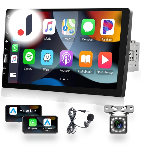 9-inch Car Stereo with Touchscreen — Stereo Receivers, KAYOMART Electric