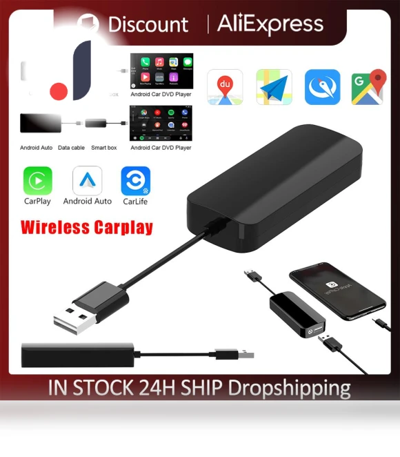 Android Auto Smart AI Box USB Dongle — Stereo Receivers, HOME-Auto-001