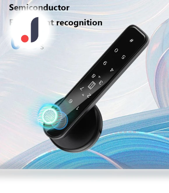 Biometric Door Lock with Fingerprint Scanner — Biometric Security, HOME-Auto-001