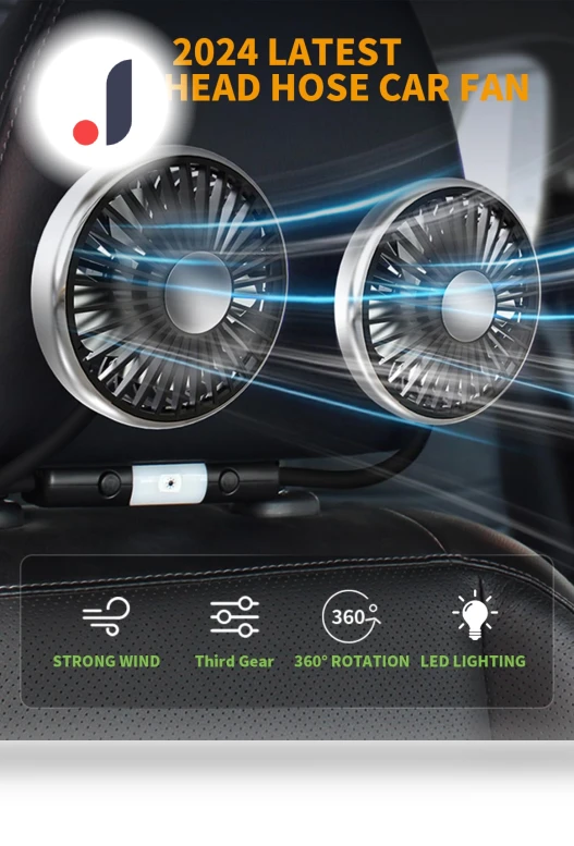 Dual Car Cooling Fans for Back Seat — Cooling Fan, IKEA Supermarket