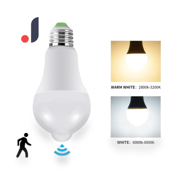 LED Motion Sensor Light Bulb — LED, HOME-Auto-001