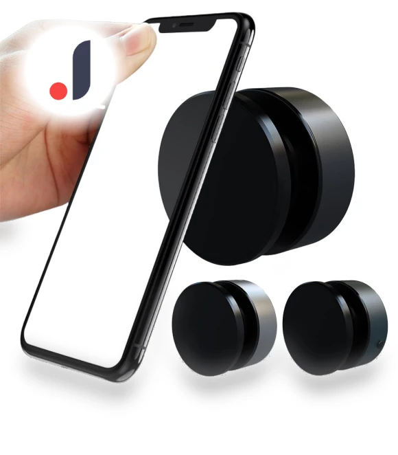 Magnetic Smart Adsorption Bracket USB Car Charger Vacuum Phone Holder — Dashboard Installation Kits, Simplistic Living Home