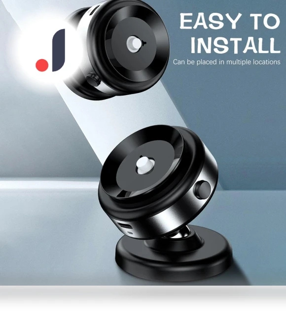 Magnetic Vacuum Car Phone Mount — Dashboard Installation Kits, JOHO