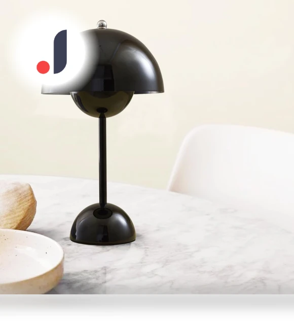 Mushroom Bud Bedroom Lamp with USB Charging — Desk & Table Lighting