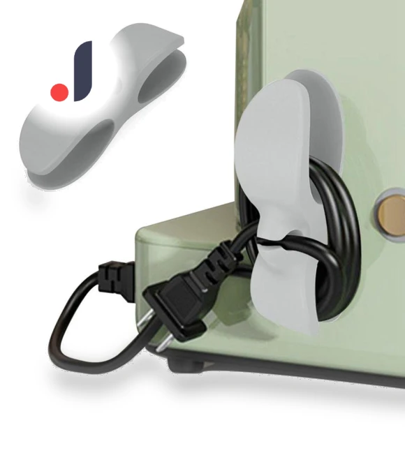 Self-adhesive Smart Anti-Tangle Cord Wrap — Cable Organizers, rocajijian