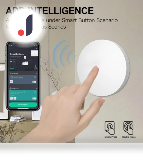 Smart Button Switch — Smart Home Hubs & Controllers, HOME-Auto-001