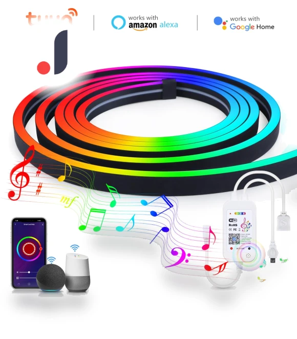 Smart WiFi LED Neon Strip — LED Strips, HOME-Auto-001