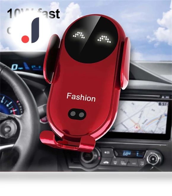 Smart Wireless Car Phone Charger Holder — Dashboard Installation Kits, Optimized General