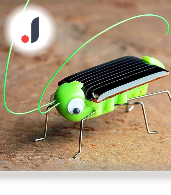Solar-Powered Educational Robot Toy — Solar Power, Ice Beauty