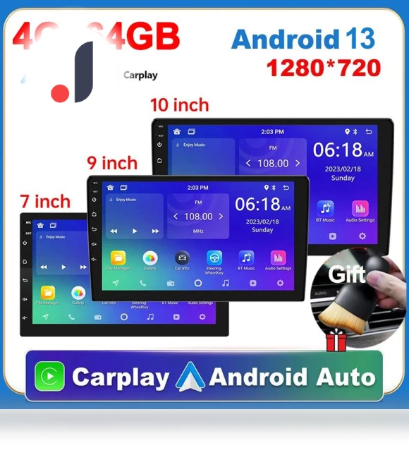 Universal Android Car Radio — Stereo Receivers, Dream Garage
