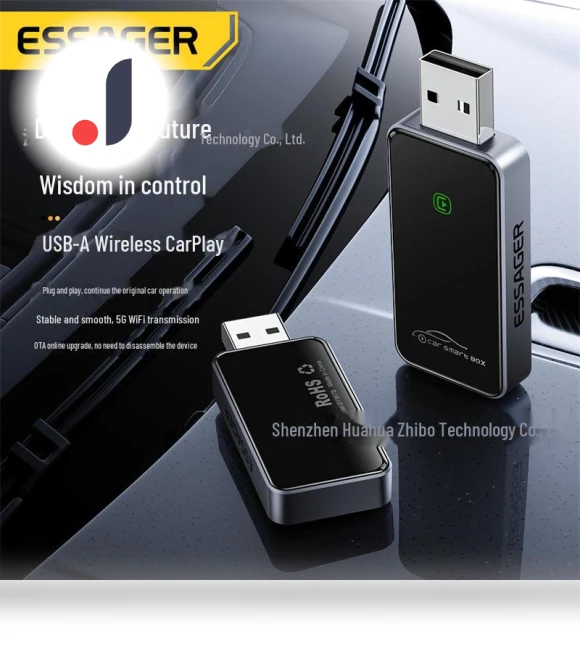 Wireless CarPlay Adapter for Apple — Car Accessories & Gadgets, ESSAGER