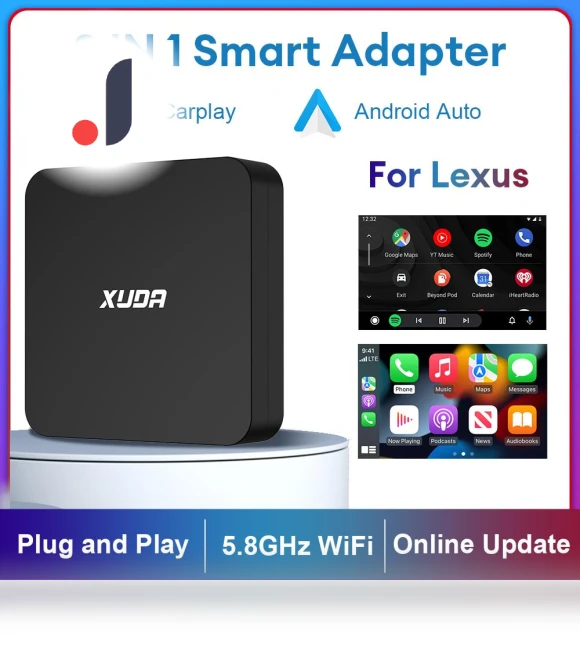 Wireless CarPlay Android Auto Adapter — Car Accessories & Gadgets, Dream Garage