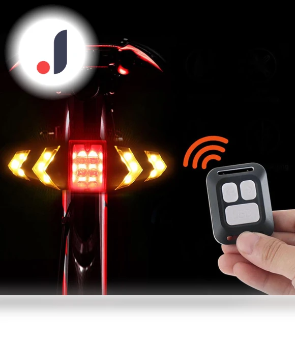 Wireless Remote Control Bike Tail Light — Bike Headlights, HOME-Auto-001