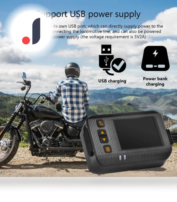 2-inch HD 1080p Motorcycle Dash Cam — Rearview Cameras for Cars, JOHO - CarGear