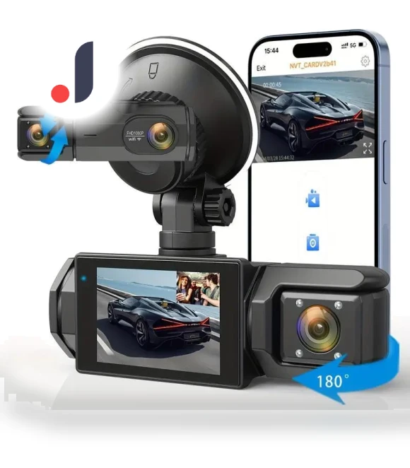 3-Channel WIFI Dash Cam — Dashboard Cameras, MDH