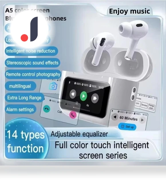 Color Touch Bluetooth 5.4 Wireless Earbuds — In-Ear Headphones, ElectronicsHome