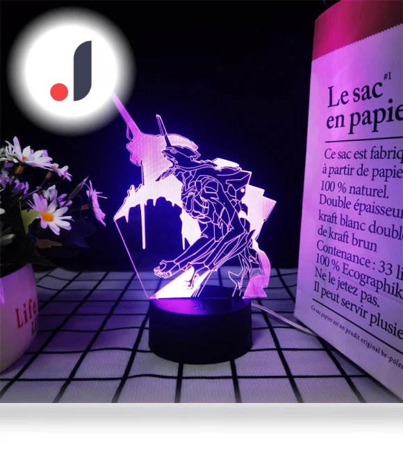 Colorful Touch-Sensitive 3D Acrylic Figure Night Light — Night Lights, Smarter than future