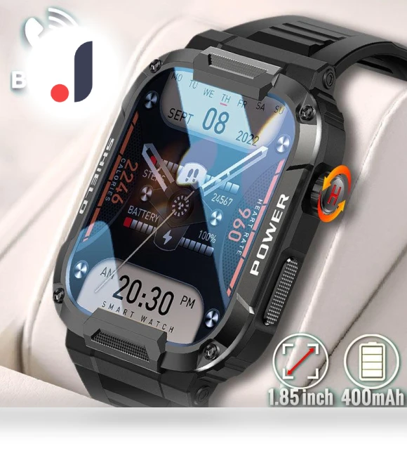 Military Health Monitor Smartwatch — Smartwatches, Tiktop2