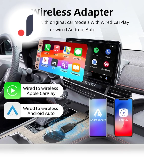 Mini 2-in-1 AI Box Carplay — Stereo Receivers, LEXXSON