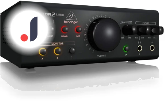Monitor Controller with USB Audio Interface — Powered Mixers, Behringer