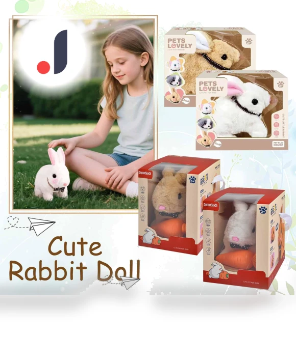 Realistic Robot Rabbit — Interactive, Vegetables