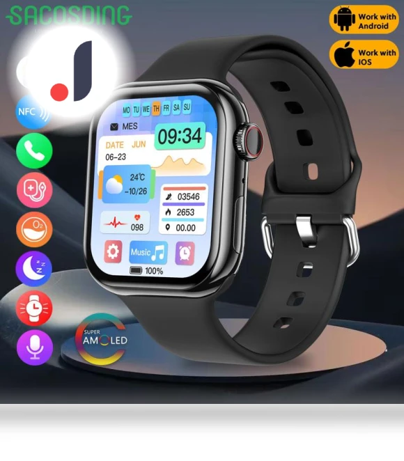 Smart Watch for Women — Wearable Accessories, SACOSDING