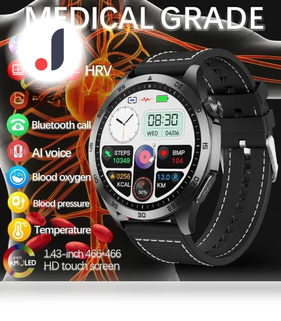Smart Watch with Health Monitoring — Smartwatches, Zodvboz