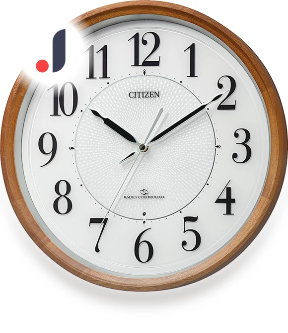 Wall Clock with Wide Reception Range — Clocks, RHYTHM