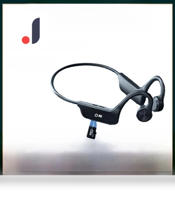Waterproof Wireless Bluetooth Headset with Bone Conduction and Memory Card Slot — Bluetooth Headsets, AI Supermarket
