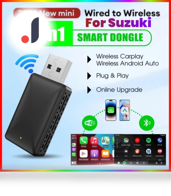 Wireless Adapter for Carplay and Android Auto — Stereo Receivers, JOHO - CarGear