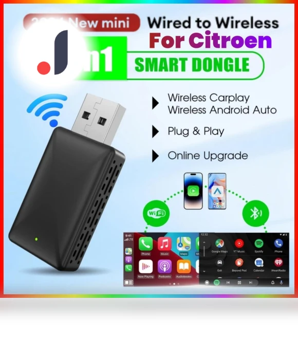 Wireless Carplay Android Auto Adapter — Phone Accessories, JOHO - CarGear