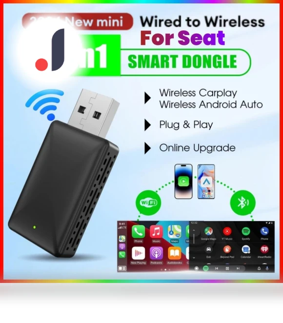 Wireless Carplay Android Auto Adapter — Phone Accessories, JOHO - CarGear