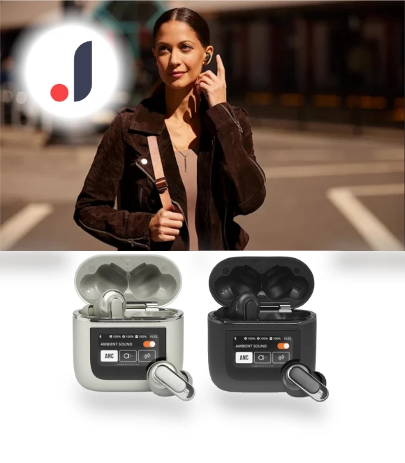 Wireless Earbuds with Noise Cancellation — In-Ear Headphones, Swimwear