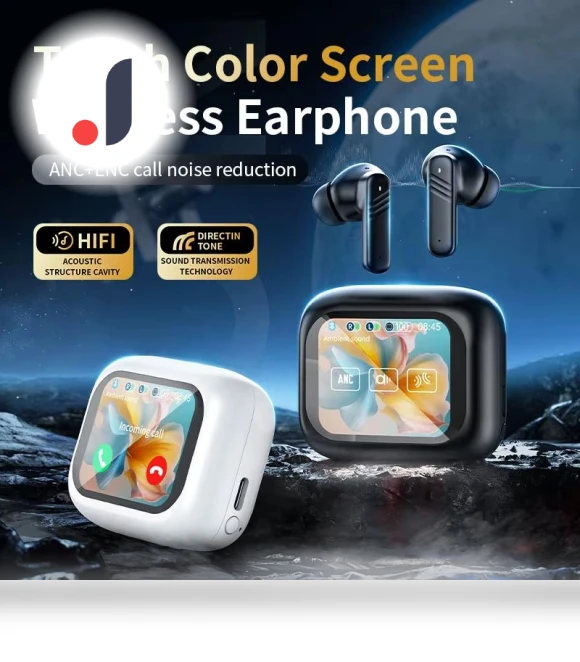 Wireless Earbuds with Touch Screen — In-Ear Headphones, ElectronicsHome