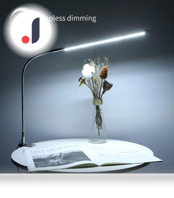 Desk Lamp with USB Clip — Study & Desk Lighting, TOMTOP JMS