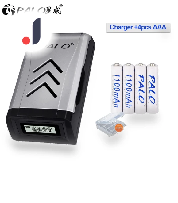 Rechargeable Battery and Smart Charger Set — Batteries, PALO