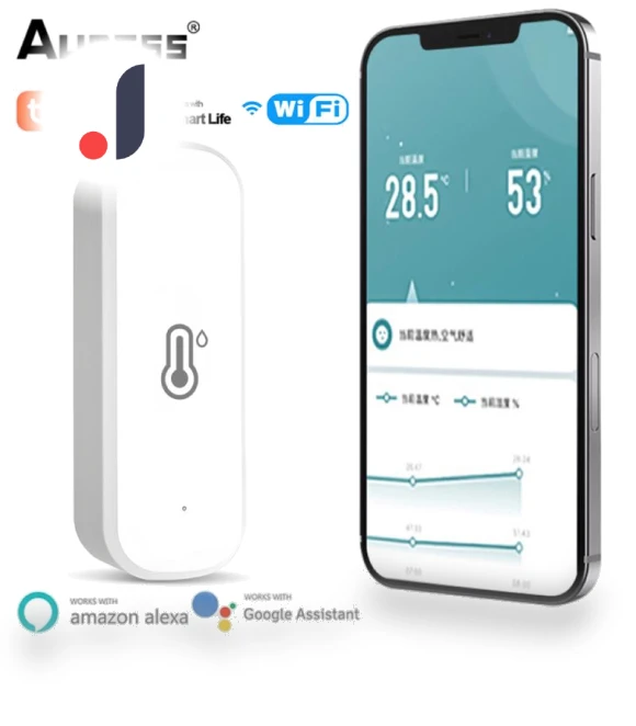 Smart Temperature and Humidity Sensor — Home Climate Control, PLAYFUN