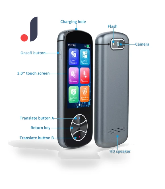 Smart Translator with Touchscreen — Language Translators, Honor Electronics