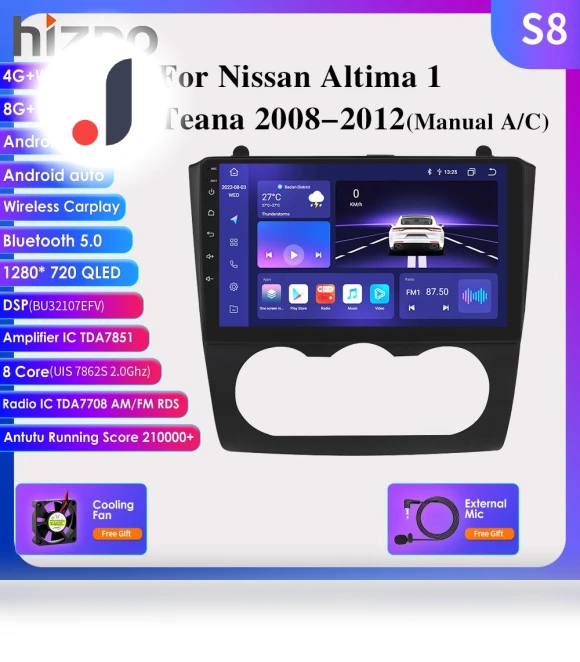 Carplay AI Android 12 Car Stereo — Stereo Receivers, Hizpo
