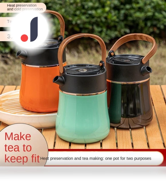 Insulated Ceramic Tea Kettle — Kettles & Tea Machines, Binchi Fitness