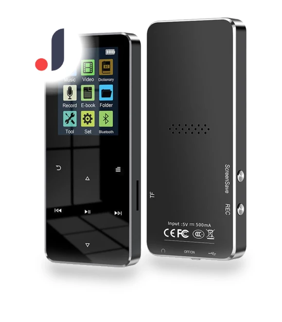 Metal Touch MP3 MP4 Music Player — Portable Media Players, Essager Electronic