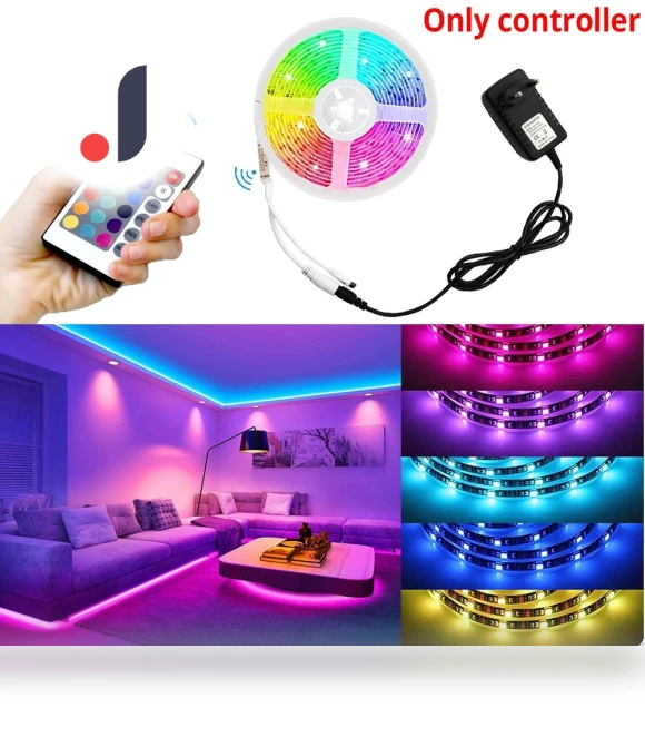 Mini 24-key RGB LED strip with IR remote control — LED Strips, HVIERO