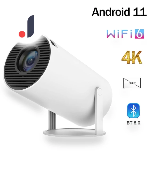 Wi-Fi6 Smart Portable Projector — Home Theater Projectors, Yazy