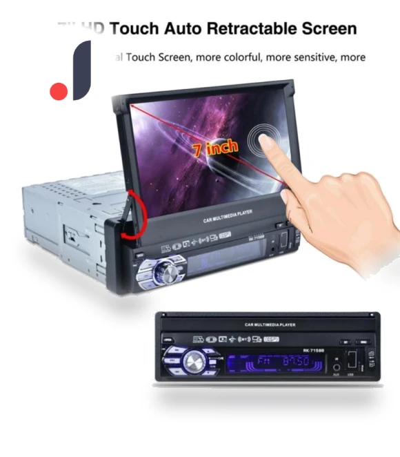 7-inch HD Touchscreen Bluetooth Car Stereo — Stereo Receivers, Hapyline