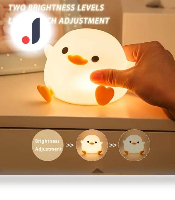 Cute Duck Silicone Night Light — Night Lights, Great3C