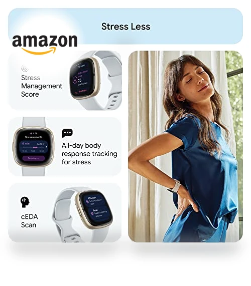 Advanced Health and Fitness Smartwatch — Smartwatches, Fitbit