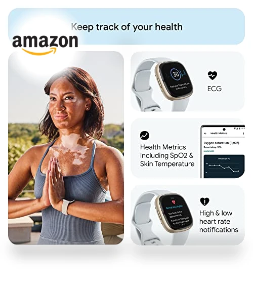 Advanced Health and Fitness Smartwatch — Smartwatches, Fitbit