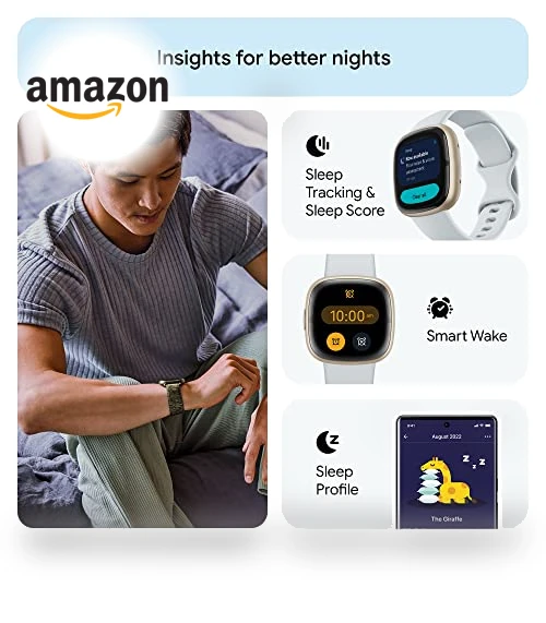 Advanced Health and Fitness Smartwatch — Smartwatches, Fitbit