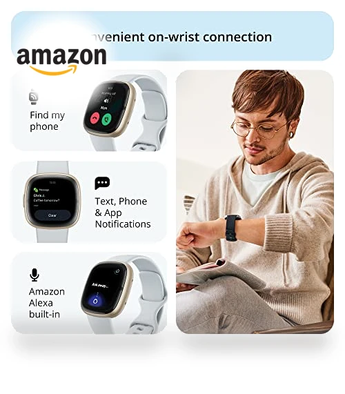 Advanced Health and Fitness Smartwatch — Smartwatches, Fitbit
